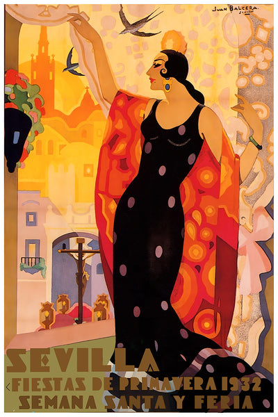 Sevilla Festival Poster Feria de Abril, 1964 by José Álvarez Gáme