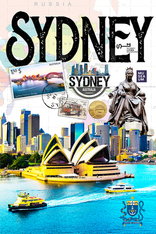 Sydney Retro Poster