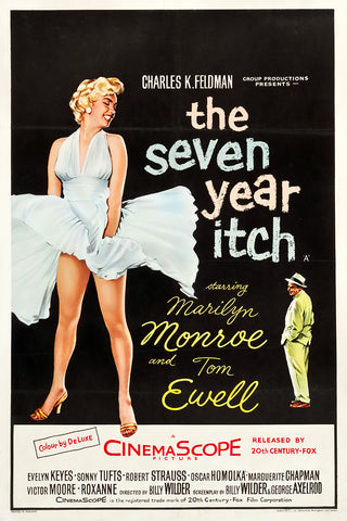 Marilyn Monroe Seven Year Itch Movie Poster