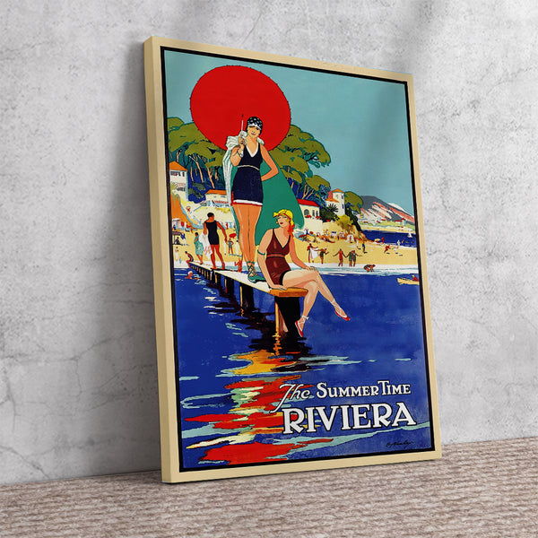 The Summertime Riviera - French Vintage Poster 1930