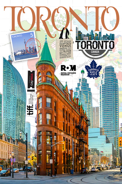  Toronto Retro Poster