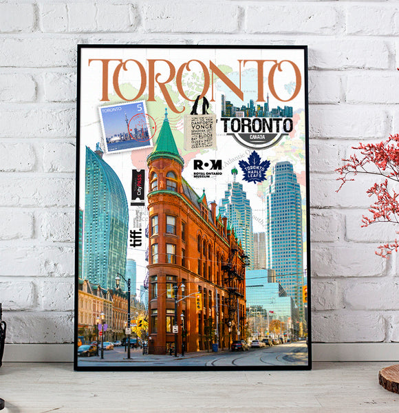  Toronto Retro Poster