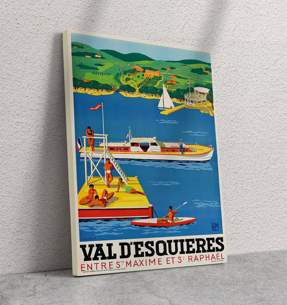 Val D'Esquieres PLM Travel Poster 1935