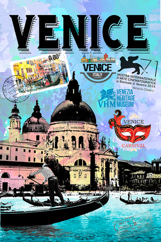 Venice Retro Poster