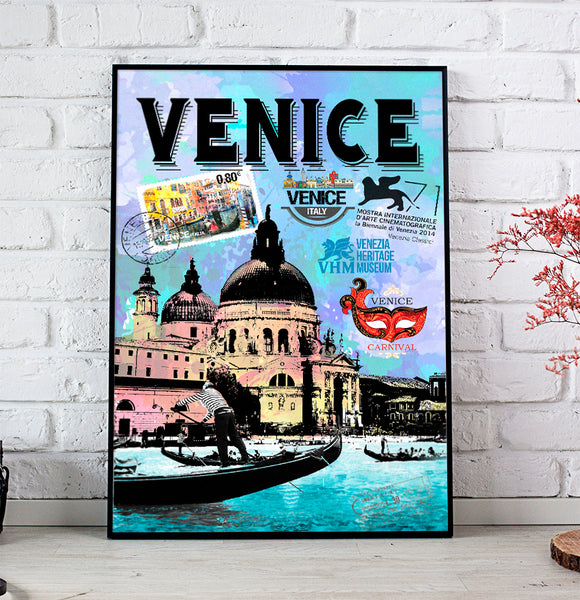 Venice Retro Poster