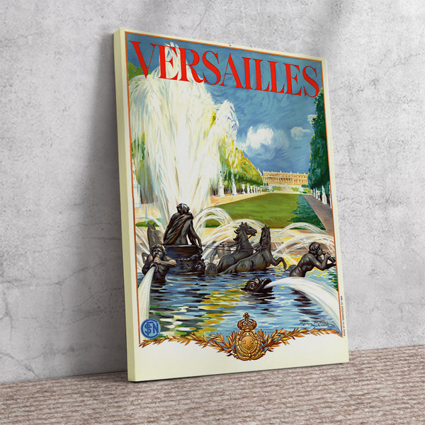 Versailles  Vintage Travel Poster