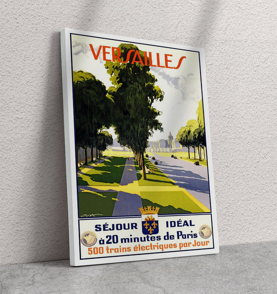 Versailles Vintage Travel  Poster by SNCF Railway