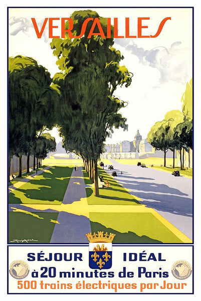 Versailles Vintage Travel  Poster by SNCF Railway