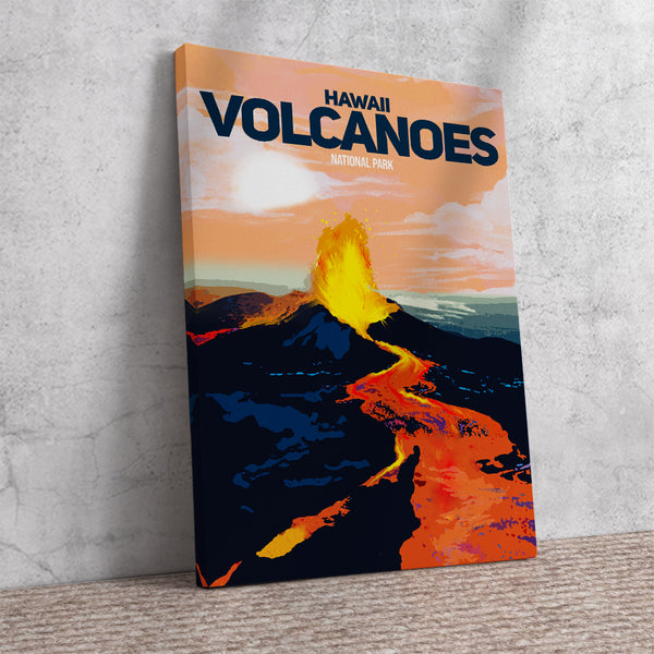 Volcanoes National Park Poster