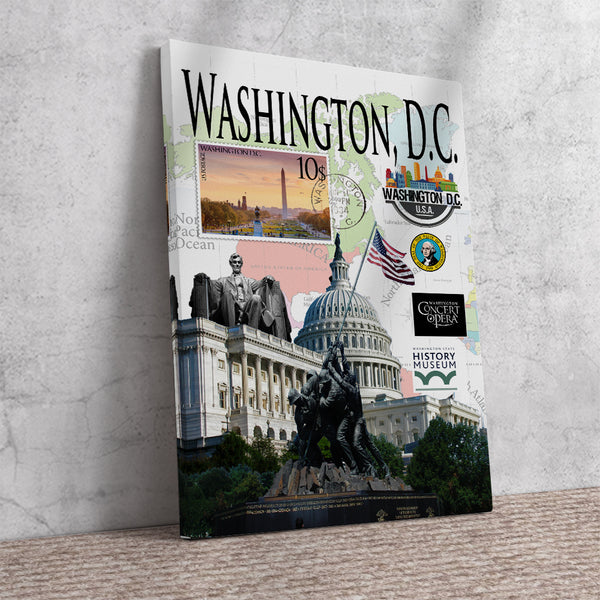 Washington, DC Retro Poster