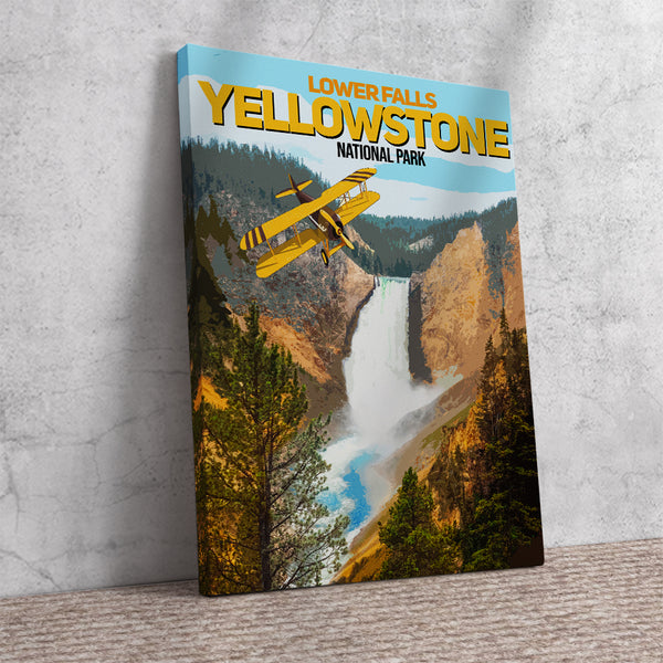 Yellowstone National Park Lower Falls National Park Poster