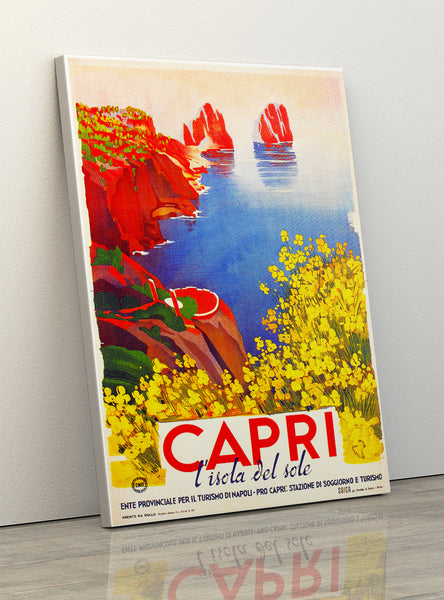 Capri Vintage Travel Poster 2