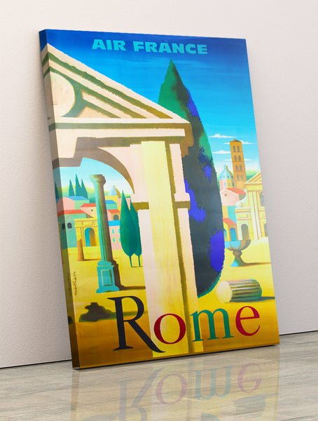 Roma Air France 1959  Travel Poster