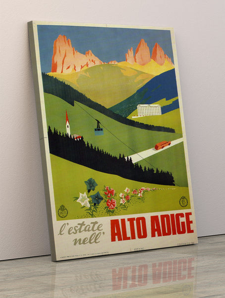 L'estate Nell Alto Adige Vintage Travel Poster  by Enit