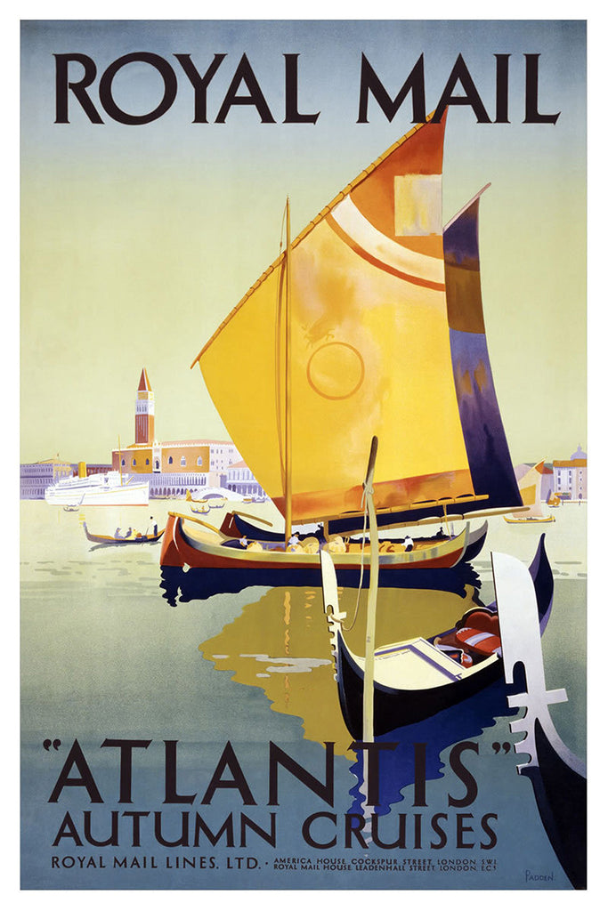 Royal Mail Lines Atlantis Autumn Cruises Poster