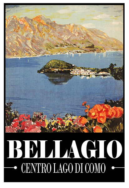 Bellagio Centre of the Como Lake  lake Centro Lago di Como Poster