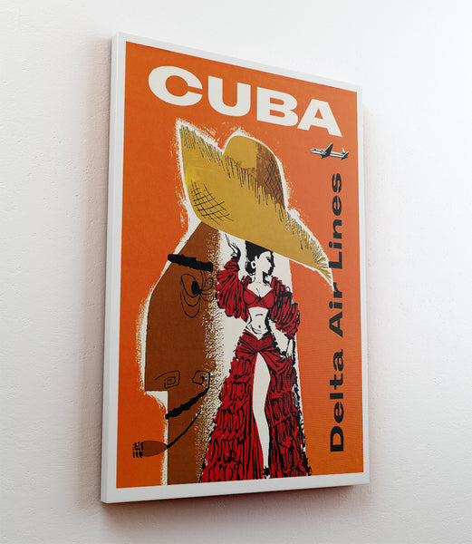 Cuba Delta Airlines Poster 1957