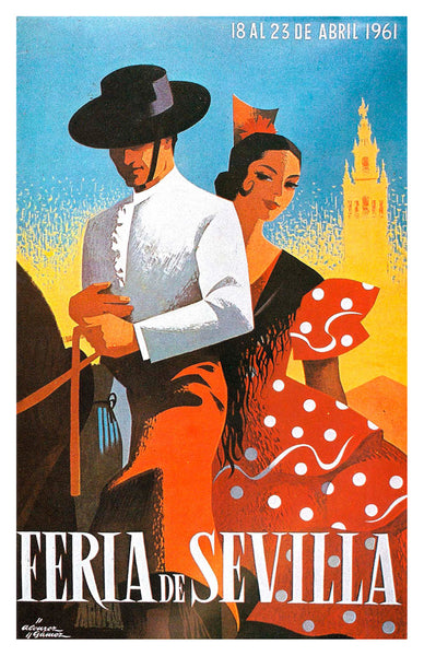 Sevilla Festival Poster Feria de Abril 1961