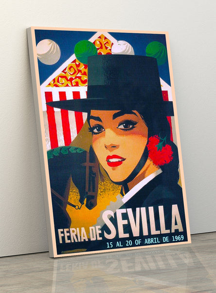 Sevilla Festival Poster Feria de Abril 1969