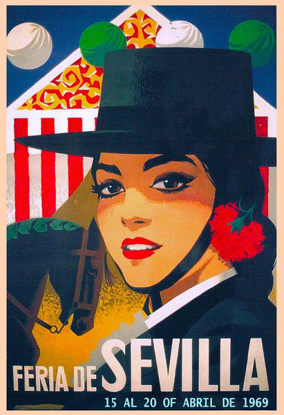 Sevilla Festival Poster Feria de Abril 1969