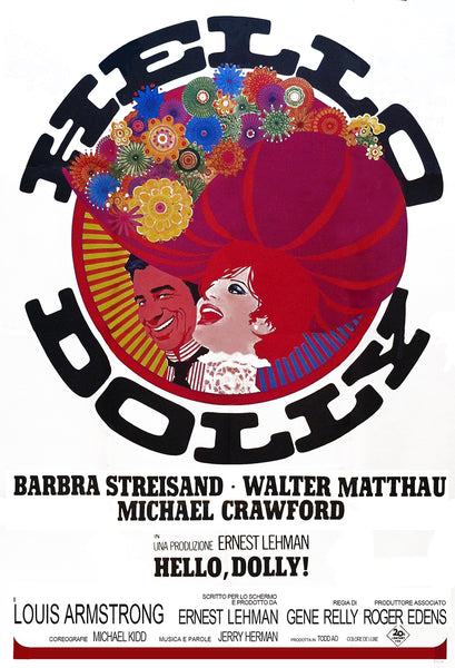 Hello Dolly Movie Poster.1969