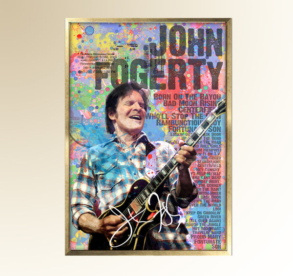 John Fogerty of Creedence Clearwater Revival  Poster