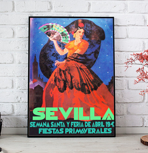 Sevilla Festival Poster Feria de Abril 1943