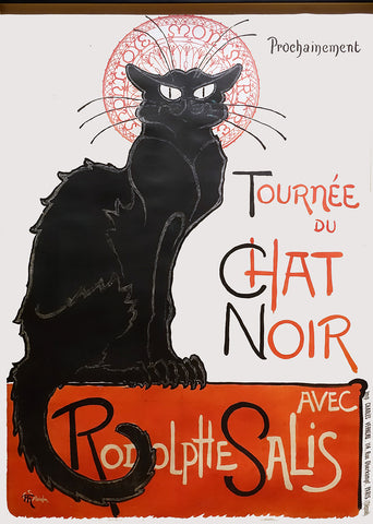 Tournee du Chat Noir Poster by Theophile Alexandre