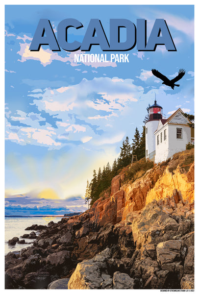 Acadia National Park Poster