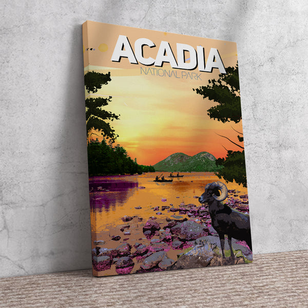 Acadia National Park Poster Jordan Pond Lake Viewcanvas poster