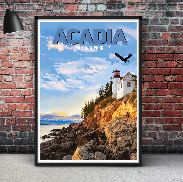 Acadia National Park Poster