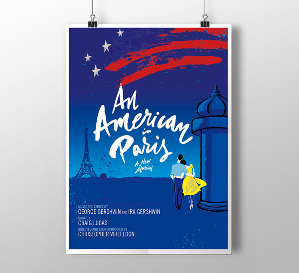 American in Paris Broadway Musical  Poster