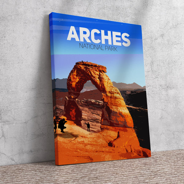 Arches National Park, Utah, Delicate Arch Vintage Poster