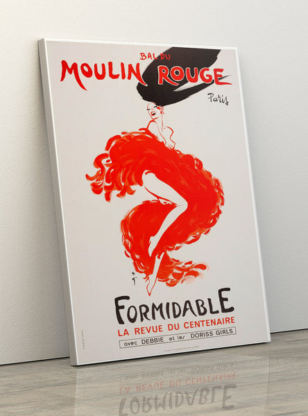 Bal du  Moulin Rouge Formidable La Revue de Centenaire Paris Revue Poster