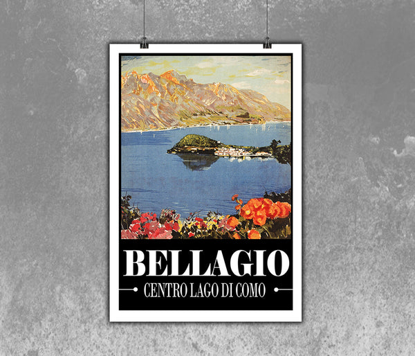 Bellagio Centre of the Como Lake  lake Centro Lago di Como Poster