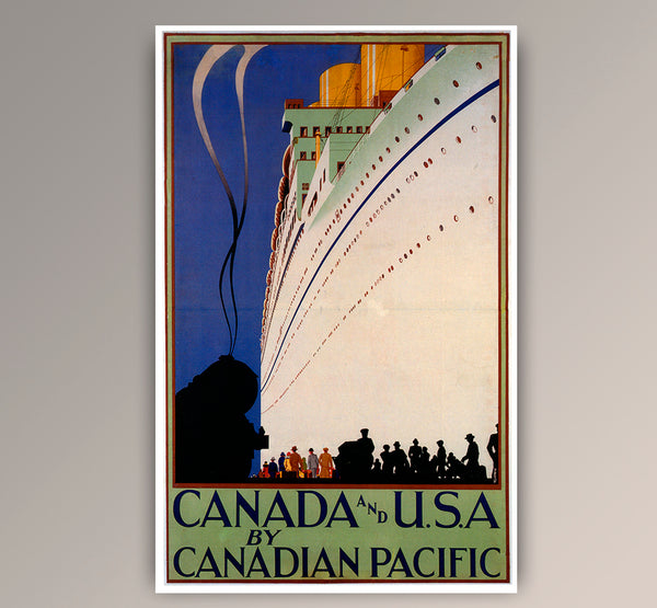 Canada and Usa by Canadian Pacific Lines Poster