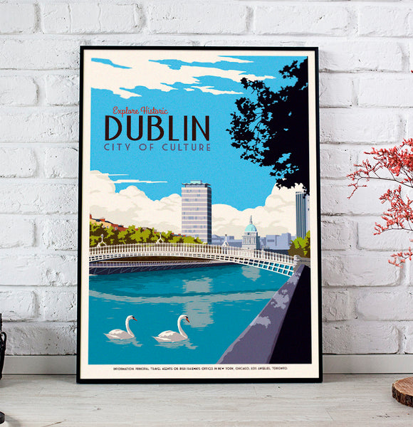 Dublin, İreland City of Culture Poster