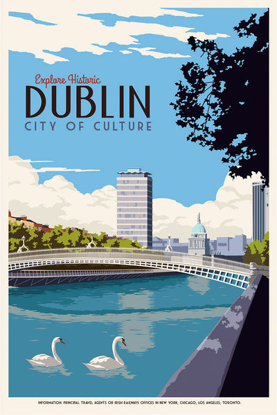 Dublin, İreland City of Culture Poster