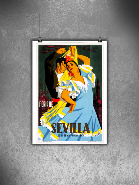 Sevilla Festival Poster Feria de Abril 1963