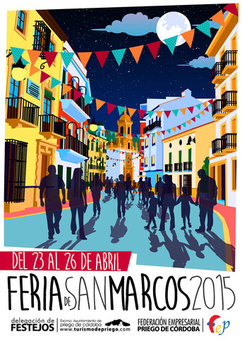 Feria di San Marcos 2015 Vintage Festival Poster