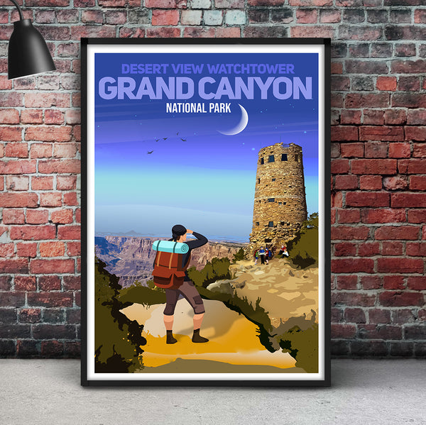 Grand Canyon Desert View Watchtower Poster