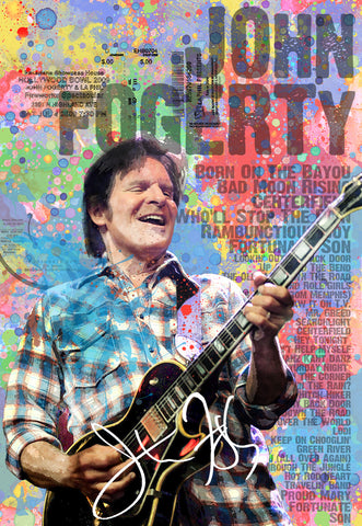 John Fogerty of Creedence Clearwater Revival  Poster