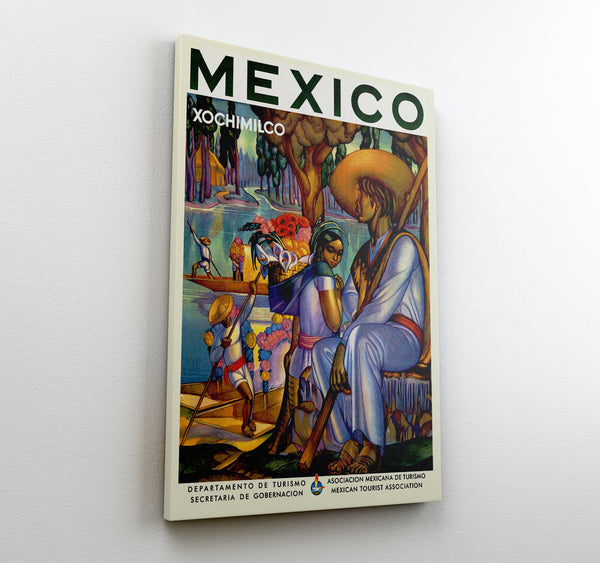 Mexico, Xochimilco Travel Poster