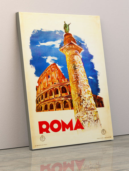 Italian travel poster "Roma."  1030