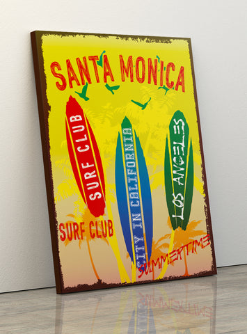 Santa Monica Beach Poster Los Angeles