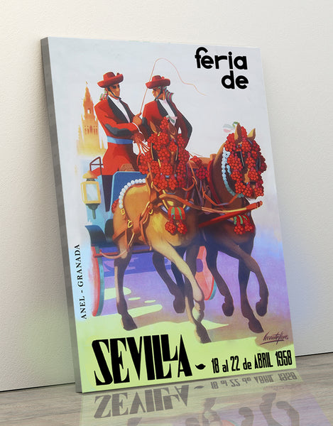 Sevilla Festival Poster Feria de Abril 1958