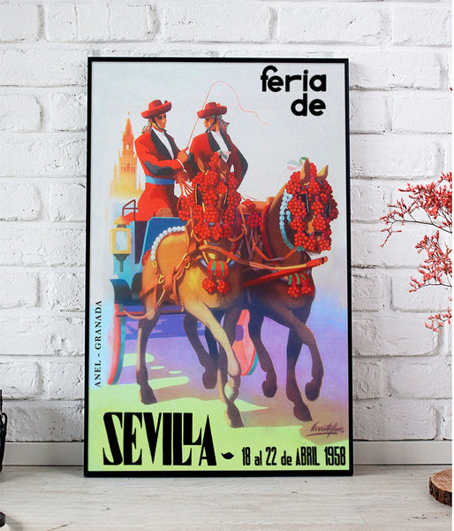 Sevilla Festival Poster Feria de Abril 1958