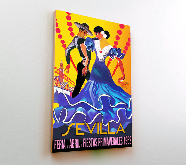 Sevilla Festival Poster Primaverales 1952