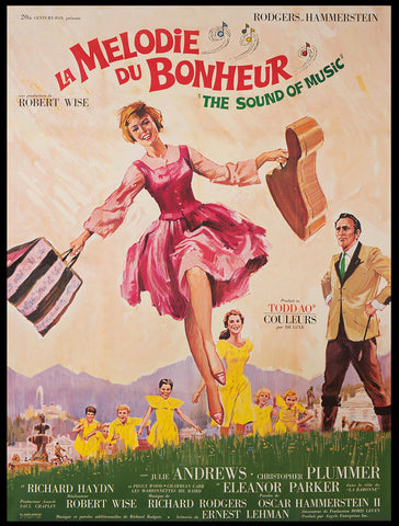 The Sound of Music Movie Poster French Version