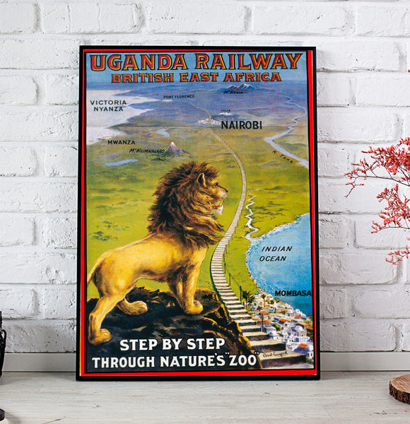 Uganda Railway British East Africa Poster